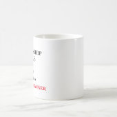 Beziehungsstatus Hochzeitsplaner Kaffeetasse (Mittel)