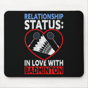 Beziehungsstatus In Liebe Mit Lustig Badminton B Mousepad