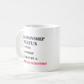 Beziehungsstatus Informatiker Kaffeetasse (Vorderseite Links)