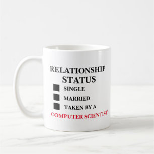 Beziehungsstatus Informatiker Kaffeetasse