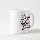 Beziehungsstatus Jumbo-Tasse (Vorderseite Rechts)