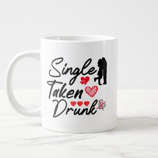 Beziehungsstatus Jumbo-Tasse (Links)