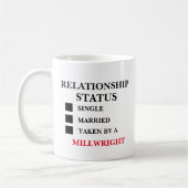 Beziehungsstatus Millwright Kaffeetasse (Links)