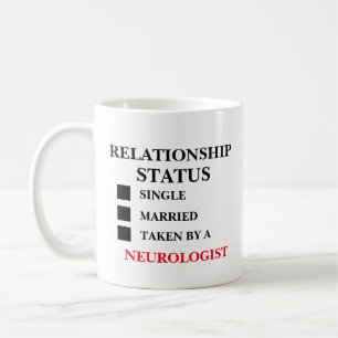 Beziehungsstatus Neurologe Kaffeetasse