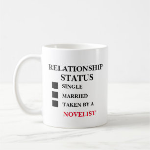 Beziehungsstatus Novelist Kaffeetasse