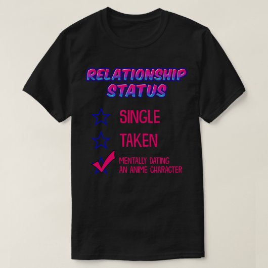 Beziehungsstatus Verabrede Zeichen 3 T-Shirt (Design vorne)