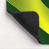 Bézier Curves - Gelb auf Dunkelgrün 003300 Mousepad (Ecke)