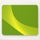 Bézier Curves - Gelb auf Gras Green 669900 Mousepad (Vorne)