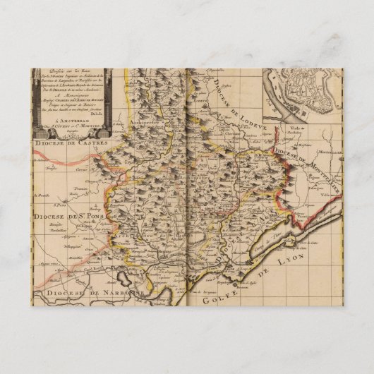 Beziers France Postkarte (Vorderseite)