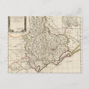 Beziers France Postkarte