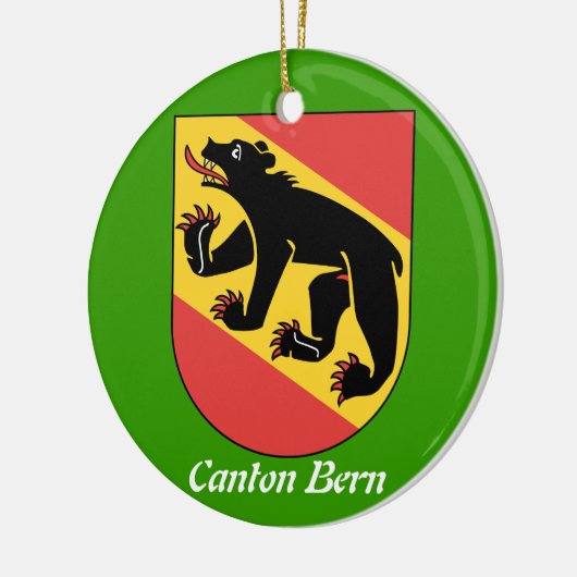 Bezirk Bern* die Schweiz Weihnachtsverzierung Keramikornament (Links)