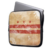 Bezirk Columbia-Flagge Laptopschutzhülle (Vorderseite Links)