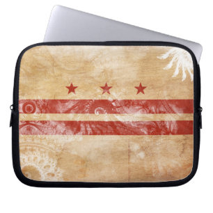Bezirk Columbia-Flagge Laptopschutzhülle