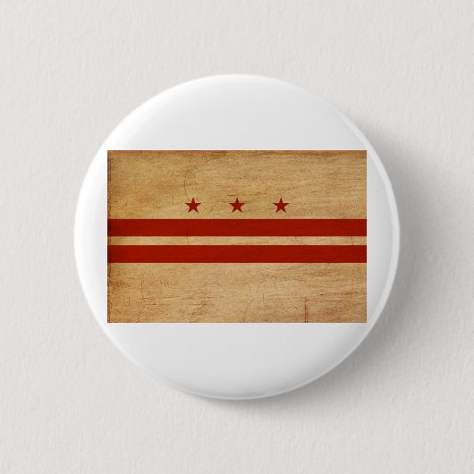 Bezirk Columbia-Flaggen-Knöpfe Button (Vorderseite)