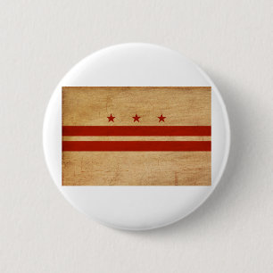 Bezirk Columbia-Flaggen-Knöpfe Button