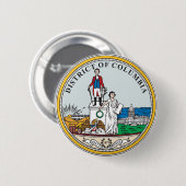 Bezirk Columbia Siegel Button (Vorne & Hinten)