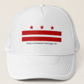Bezirk Columbia-Washington DC Truckerkappe (Vorderseite)