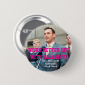 Bezirk Dans Balanoff Stadtrats-43. Button (Vorne & Hinten)