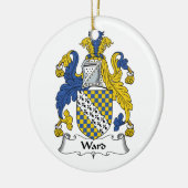 Bezirk-Familienwappen Keramik Ornament (Links)