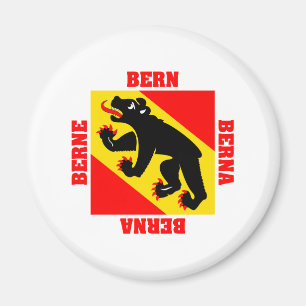 Bezirk-Flagge Berns die Schweiz Magnet