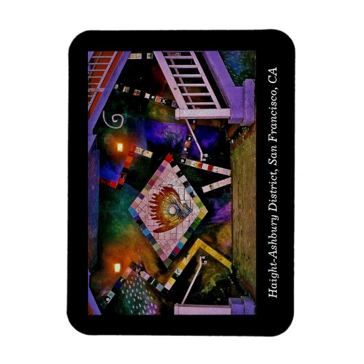 Bezirk Haight-Ashbury Magnet (Vertikal)