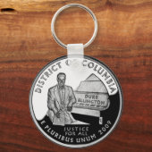 Bezirk Imitate Viertel Columbia Schlüsselanhänger (Vorderseite)