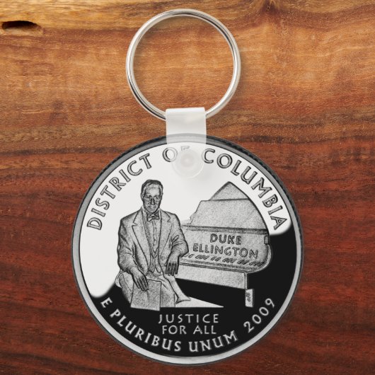 Bezirk Imitate Viertel Columbia Schlüsselanhänger (Vorderseite)