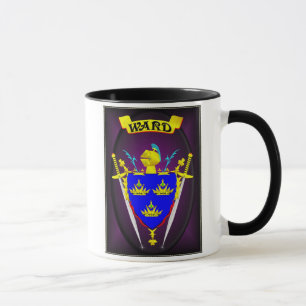 BEZIRK-IRISCHE FAMILIE HERALDISCHES SHIELD/CREST TASSE