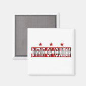 Bezirk Kolumbien Magnet (Vorderseite/Rückseite)