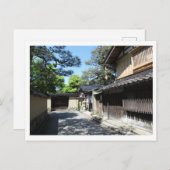 Bezirk Nagamachi Samurai: Kanazawa Postkarte (Vorne/Hinten)