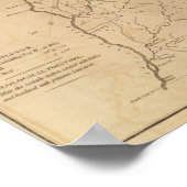 Bezirk Pendleton, South Carolina Poster (Ecke)