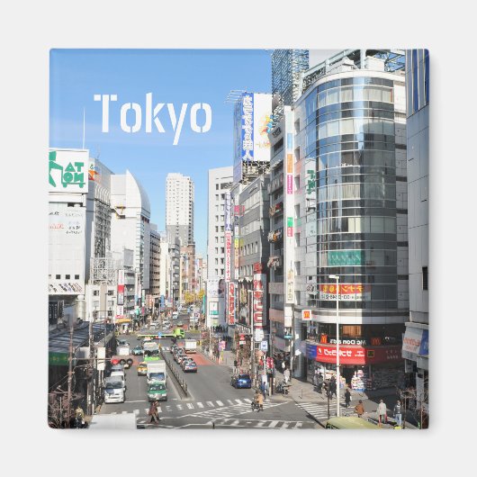 Bezirk Shinjuku in Tokio, Japan Magnet (Vorne)