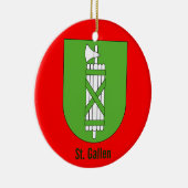 Bezirk St Gallen * Weihnachtsverzierung Keramikornament (Rechts)