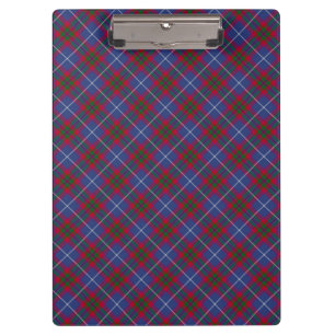 Bezirk Tartan Clipboard Klemmbrett
