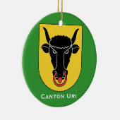 Bezirk Uri* Weihnachtsverzierung Keramikornament (Rechts)