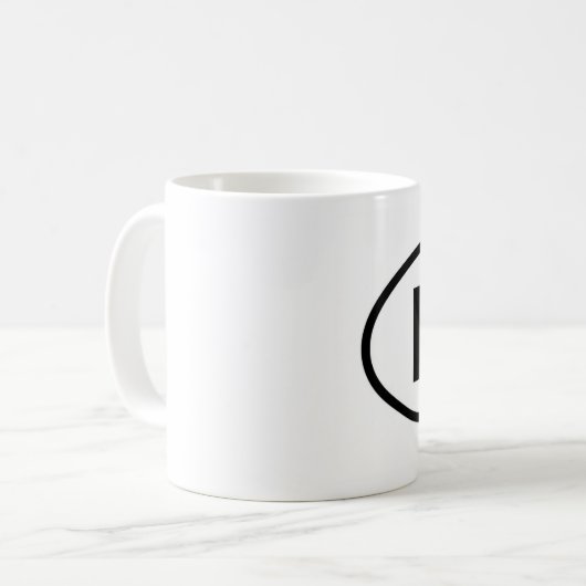 Bezirk Washington DC Columbia Kaffeetasse (Vorderseite Links)