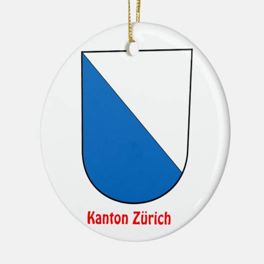 Bezirk Zürich* Weihnachtsverzierung Keramikornament (Links)