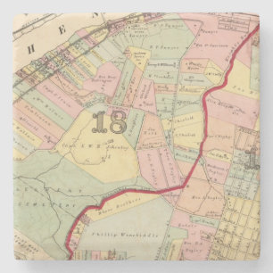 Bezirke 1819 von Pittsburgh, Pennsyvania Steinuntersetzer