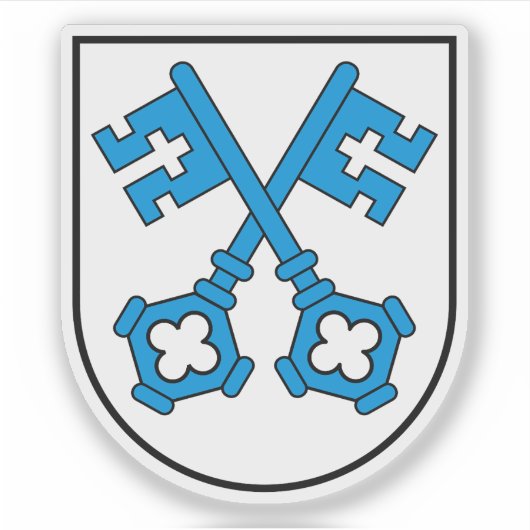 Bezirke Wangen & Oberaargau, Emblem, Schweiz Aufkleber (Vorderseite)