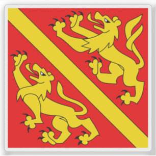 Bezirksflagge Fraubrunnen, Schweiz Aufkleber