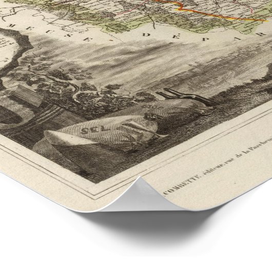 Bezirksgrenzen Poster (Ecke)