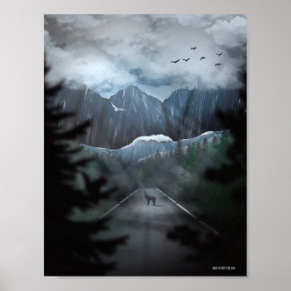 Bezugsfarbe Nr. 4 der Nordpol-Artik Poster