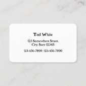 Bezugsquellen für Großhändler Visitenkarte (Rückseite)