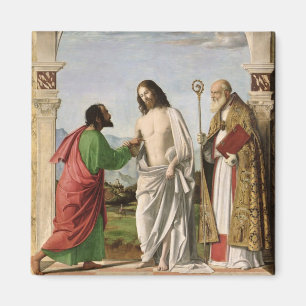 Bezweifeln von Thomas mit St. Magnus, c.1504-05 Magnet