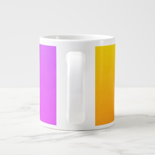 Bezwingen Sie Angst mit Glaubensspezialität und Ta Jumbo-Tasse (Rückseite)