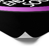 Bezwingen Sie die Vorhersage, keine Geschichte sol Poster (Ecke)