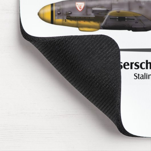 Bf-109G-2 - Luftwaffe - Schlacht von Stalingrad -  Mousepad (Ecke)