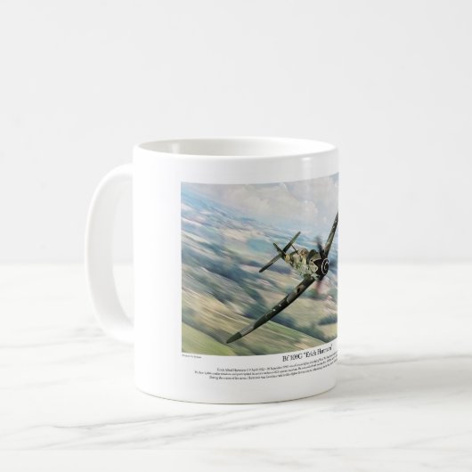 Bf 109G-6 "Erich Hartmann" Kaffeetasse (Vorderseite Links)