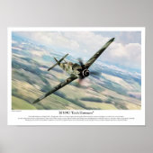Bf 109G-6 "Erich Hartmann" Poster (Vorne)