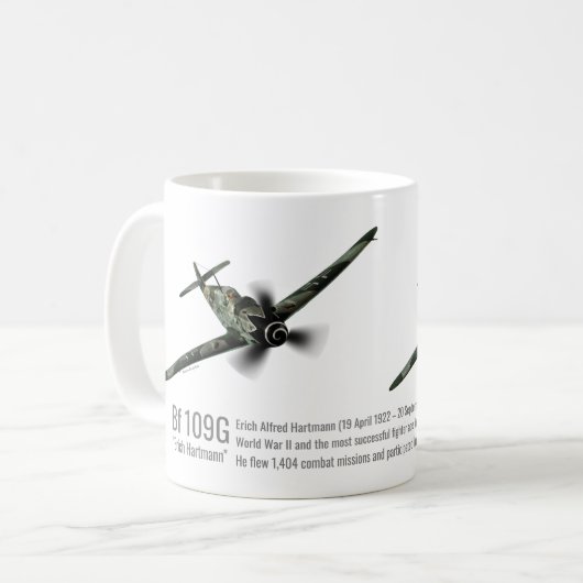 Bf 109G "Erich Hartmann" Kaffeetasse (Vorderseite Links)
